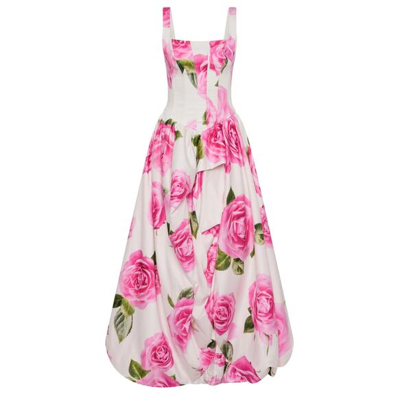 Aje Alani Gown Soft Rose Light Floral US 2 - Picture 1 of 15